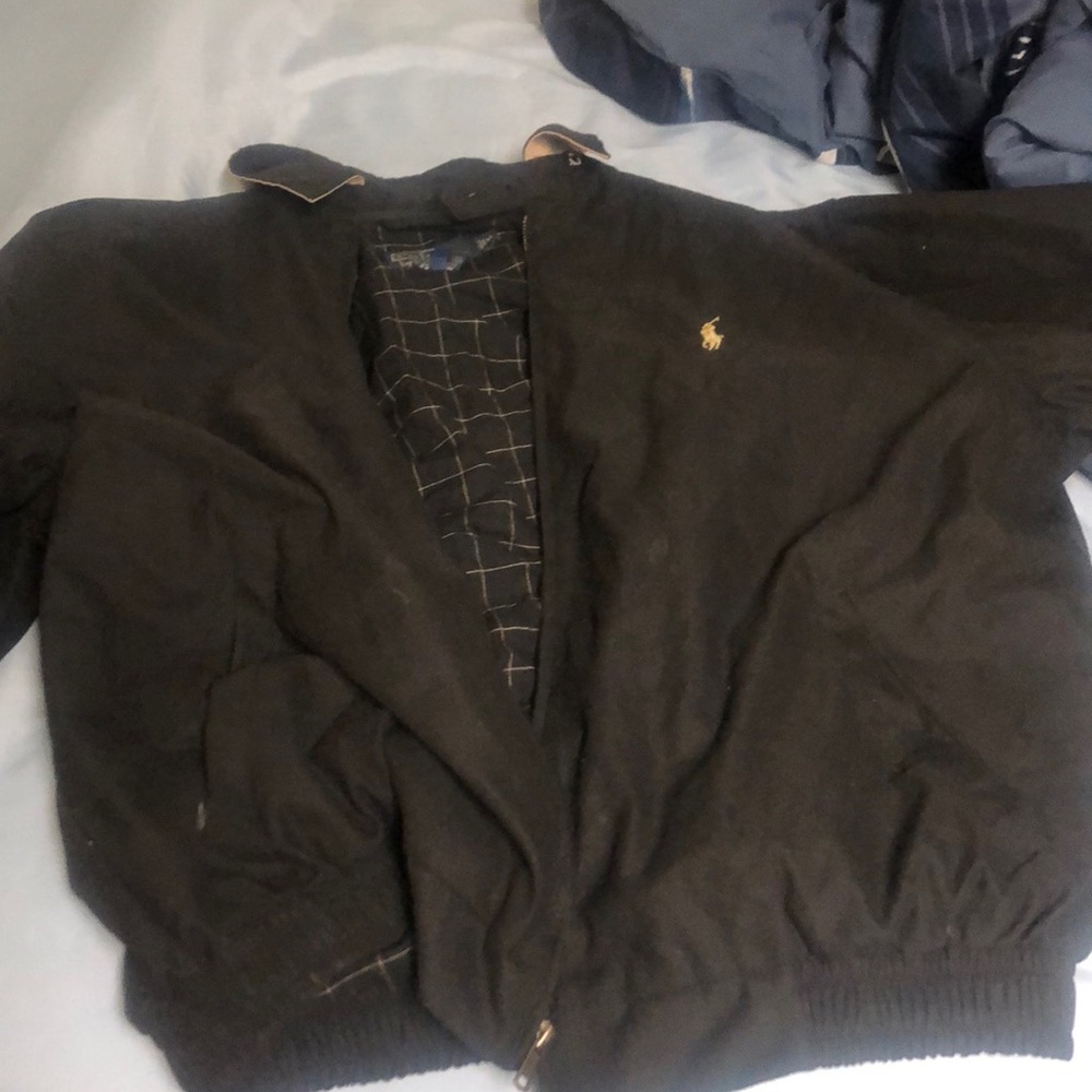 Ralph Lauren black wind breaker